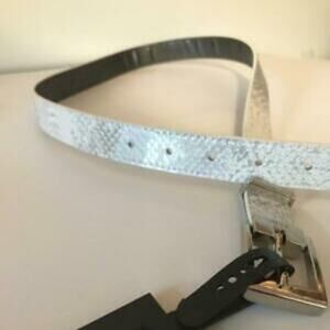 NWT DKNY Faux Snake Skin Print Adjustable Belt